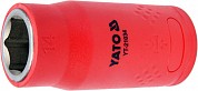 Головка 6-гранная диэлектрическая VDE/1000V 1/2" - 14 мм., YT-21034
