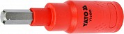 Головка со вставкой HEX VDE 1000В 3/8"- 8 мм, YATO YT-21083