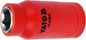 Головка короткая диэлектрическая VDE/1000V 3/8"- 10 мм., YATO YT-21010