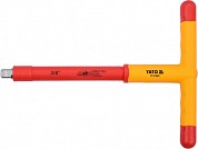 Вороток Т-образный диэлектрический VDE 1000В 3/8", YATO YT-21095 