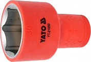 Головка 6-гранная изолированная VDE/1000V 1/2" - 30 мм., YT-21050