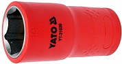 Головка 6-гранная изолированная VDE/1000В 1/2" - 19 мм., YT-21039