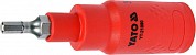 Головка со вставкой HEX VDE 1000V 3/8"- 4 мм, YATO YT-21080 