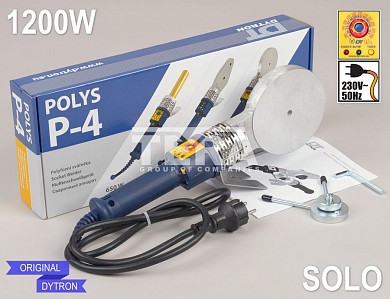 Изображение DYTRON 04373 - Polys P-4а 1200 W TW Solo - Паяльник для труб 16-125 мм от ГК "Техносфера"